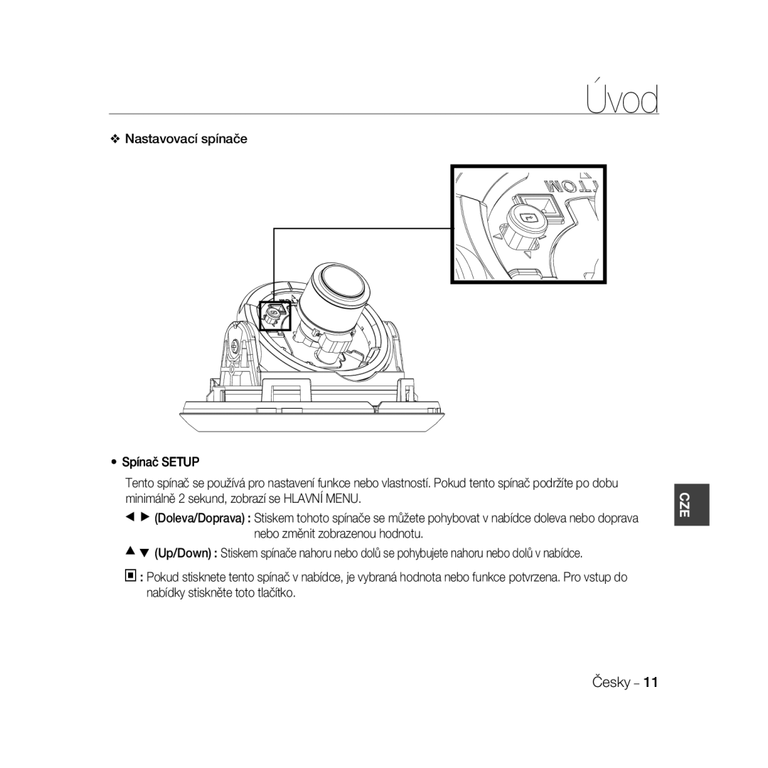 Samsung SCC-B5368P, SCC-B5368BP, SCC-B5366P, SCC-B5366BP manual Úvod 