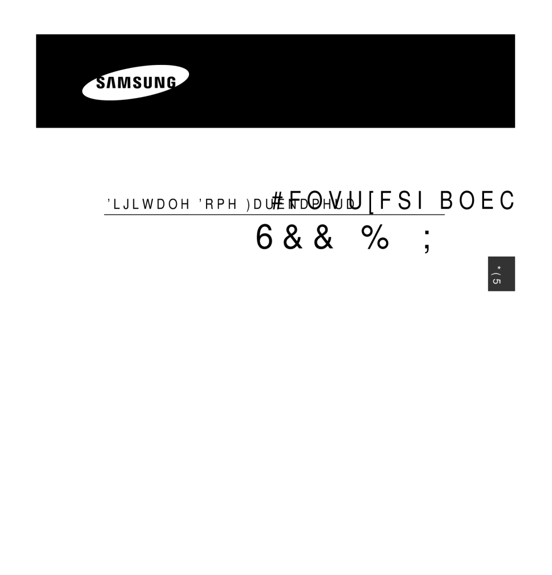 Samsung SCC-B5392P, SCC-B5393P manual Digitale Dome-Farbkamera Benutzerh andbuch 