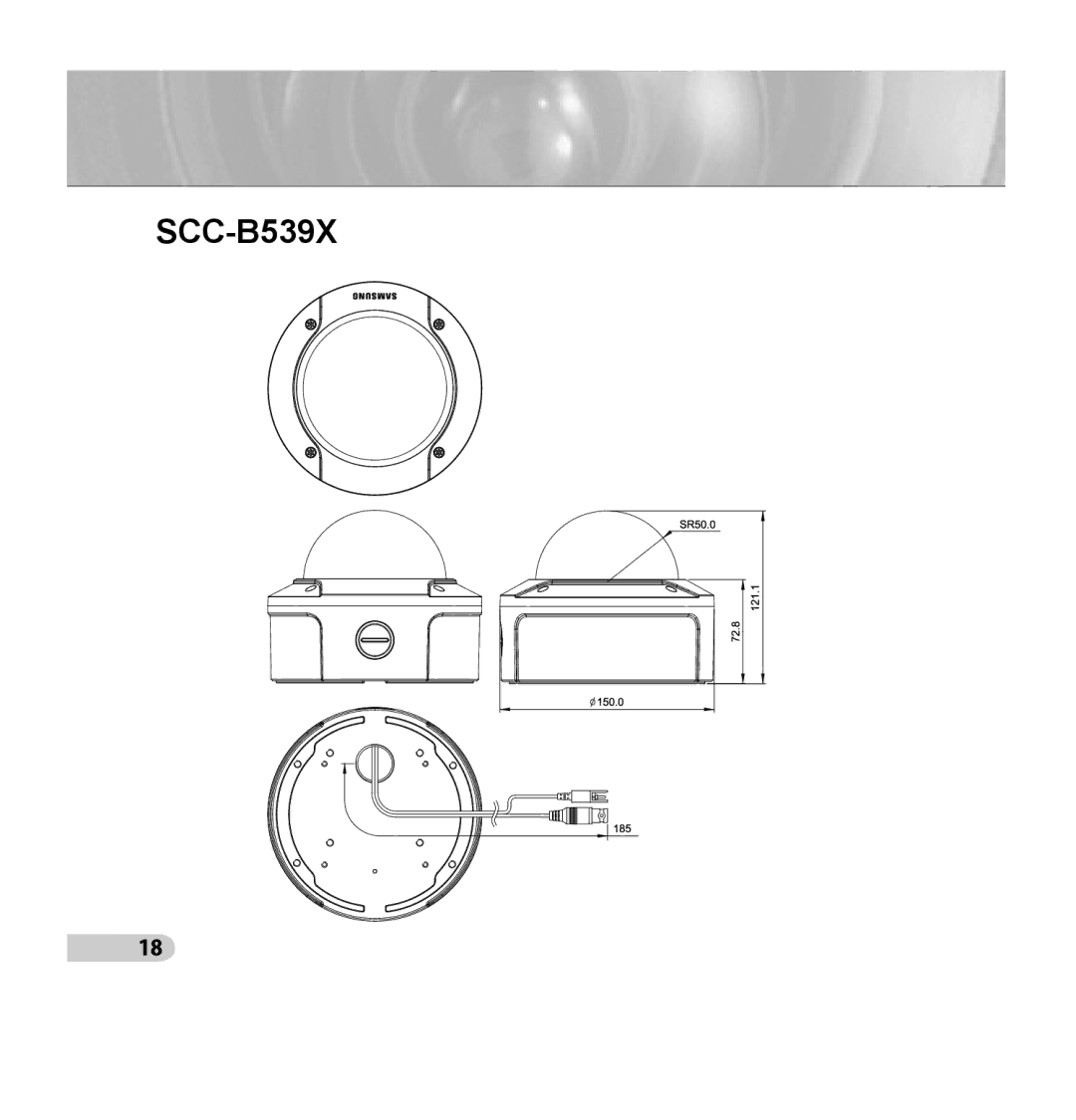 Samsung SCC-B5395N, SCC-B5394P, SCC-B5395P manual SCC-B539X 