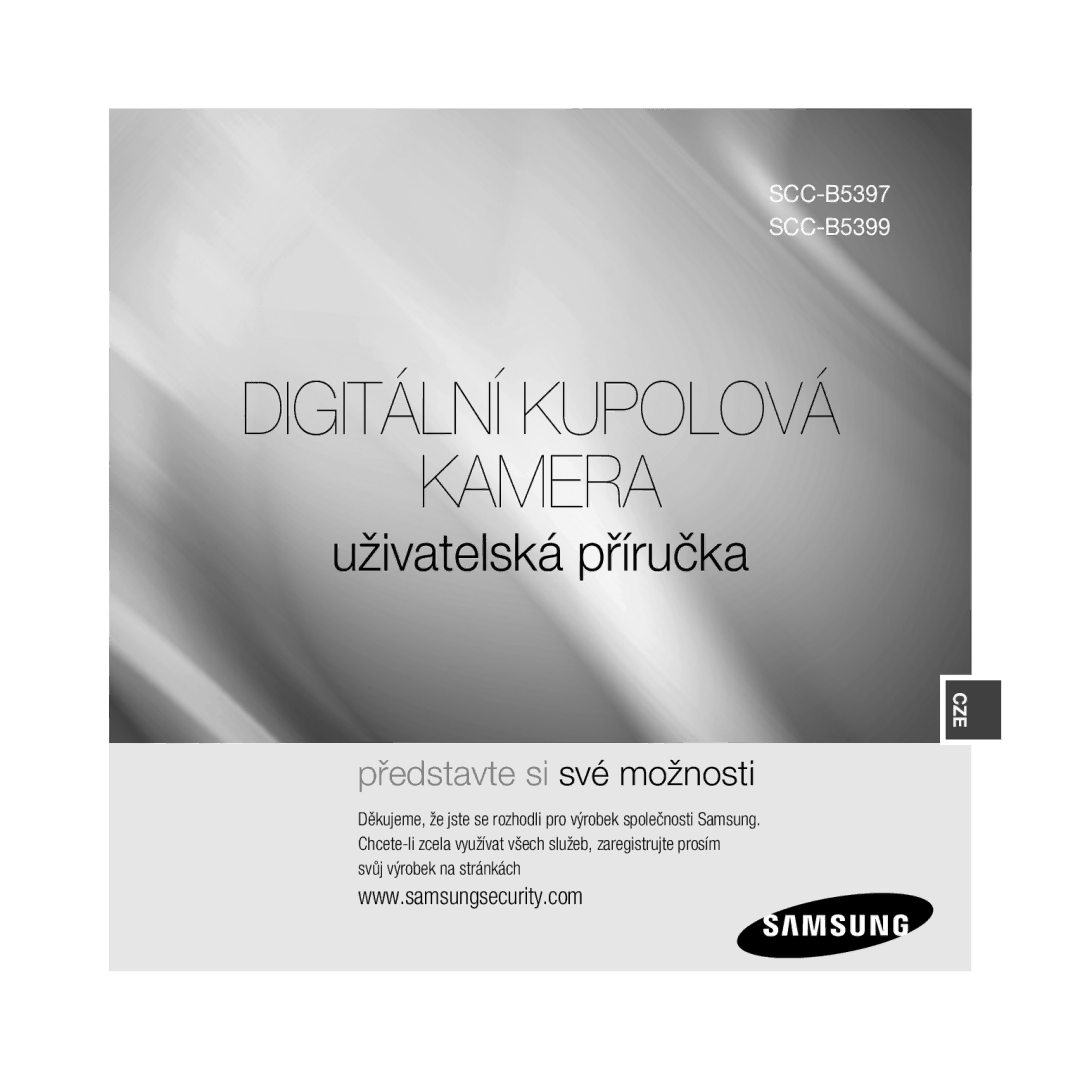 Samsung SCC-B5399P, SCC-B5397P manual Uživatelská příručka, Svůj výrobek na stránkách 