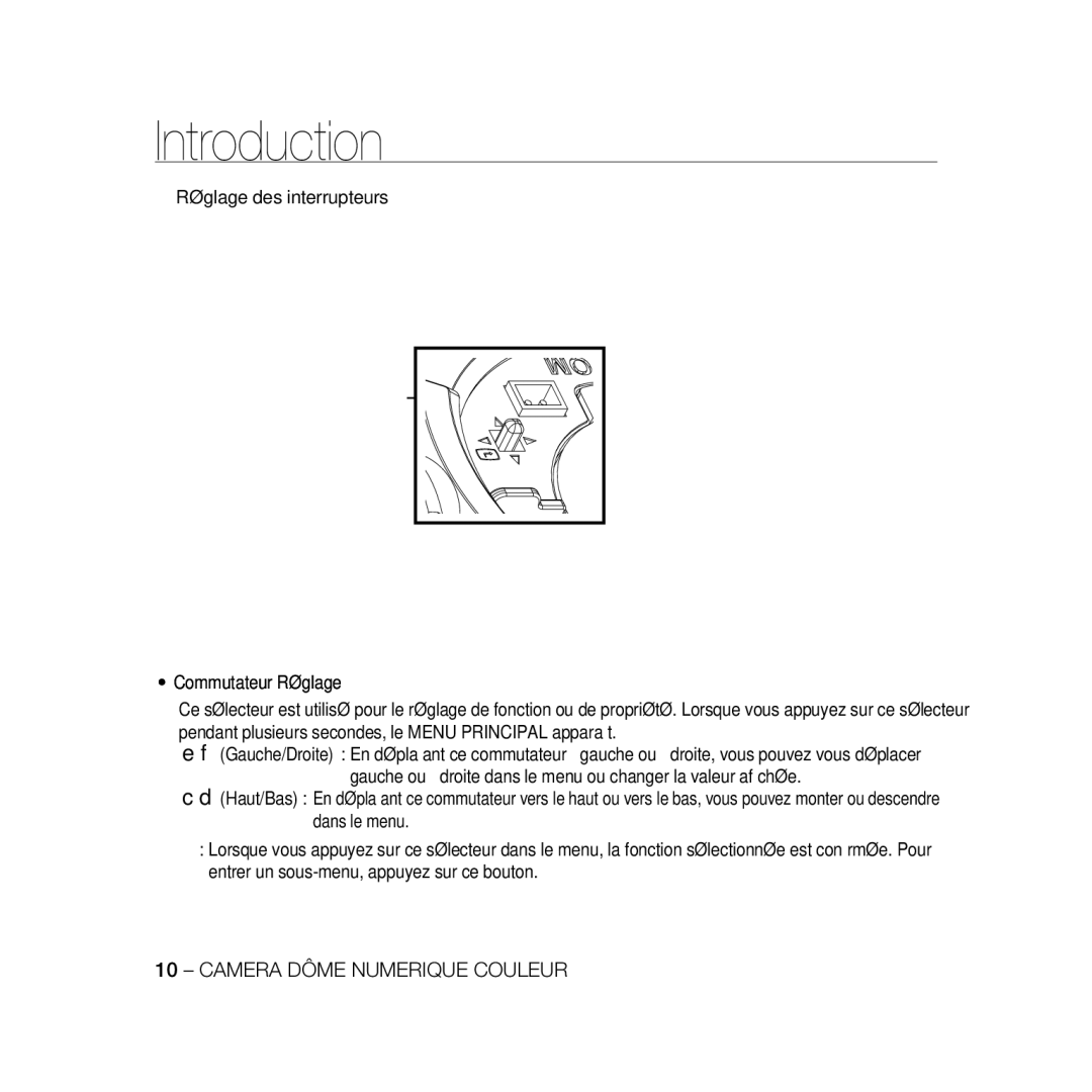 Samsung SCC-B5396P, SCC-B5398P, SCC-B5398BP manual Introduction 