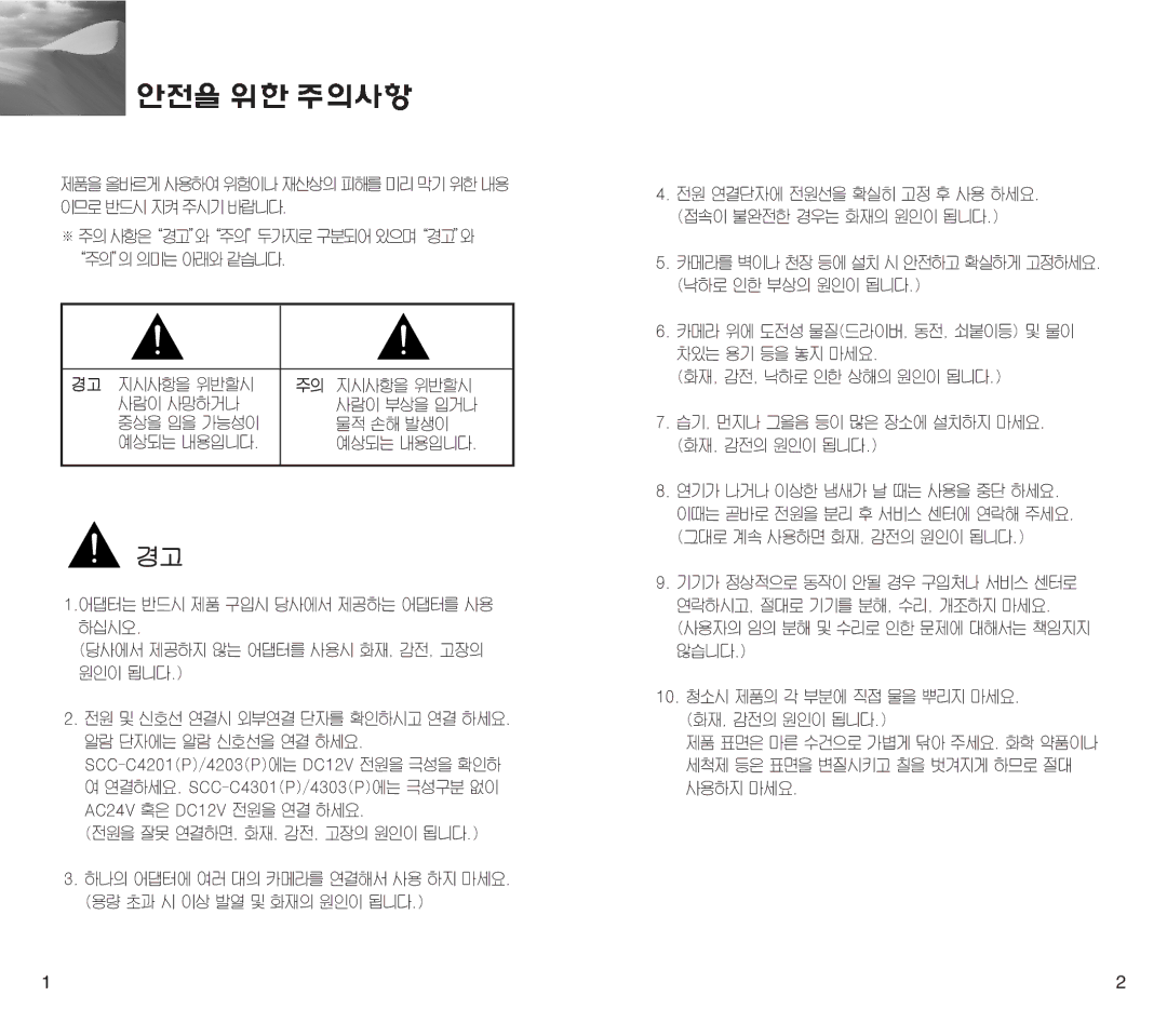 Samsung SCC-C4201(P) manual 