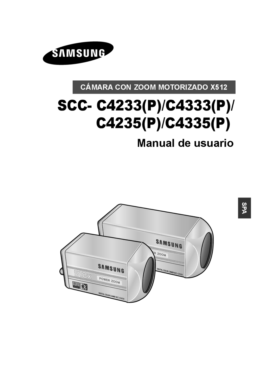 Samsung SCC-C4333P, SCC-C4335P, SCC-C4233P, SCC-C4235P manual Manual de usuario 