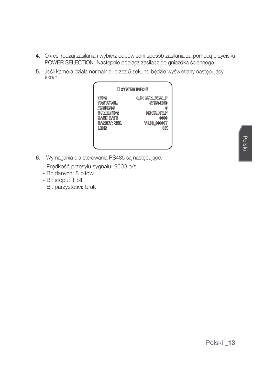 Samsung SCC-C4237P, SCC-C4239P manual Type 