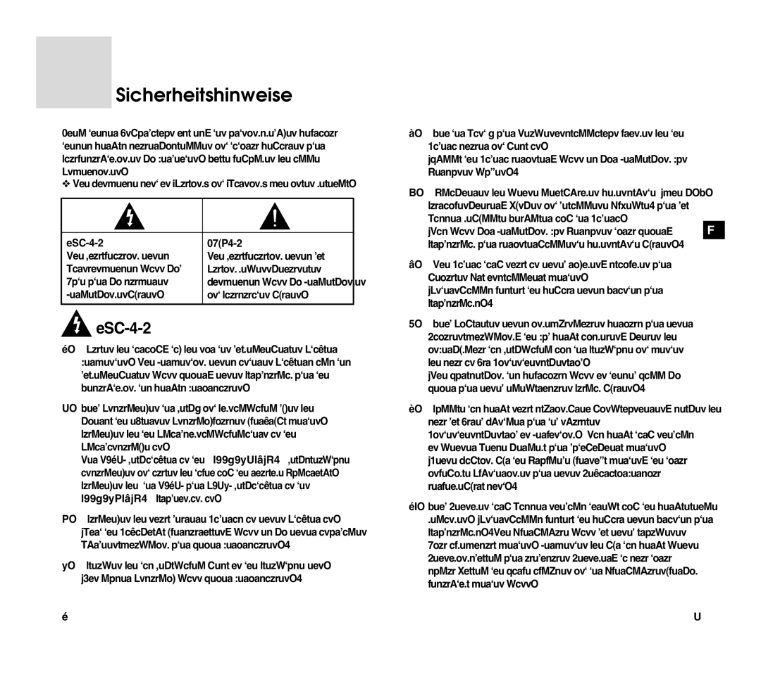 Samsung SCC-C4207P, SCC-C4307P manual Sicherheitshinweise, Warnung, Achtung 