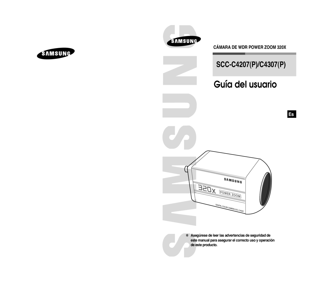 Samsung SCC-C4307P, SCC-C4207P manual Guía del usuario, Cámara DE WDR Power Zoom 