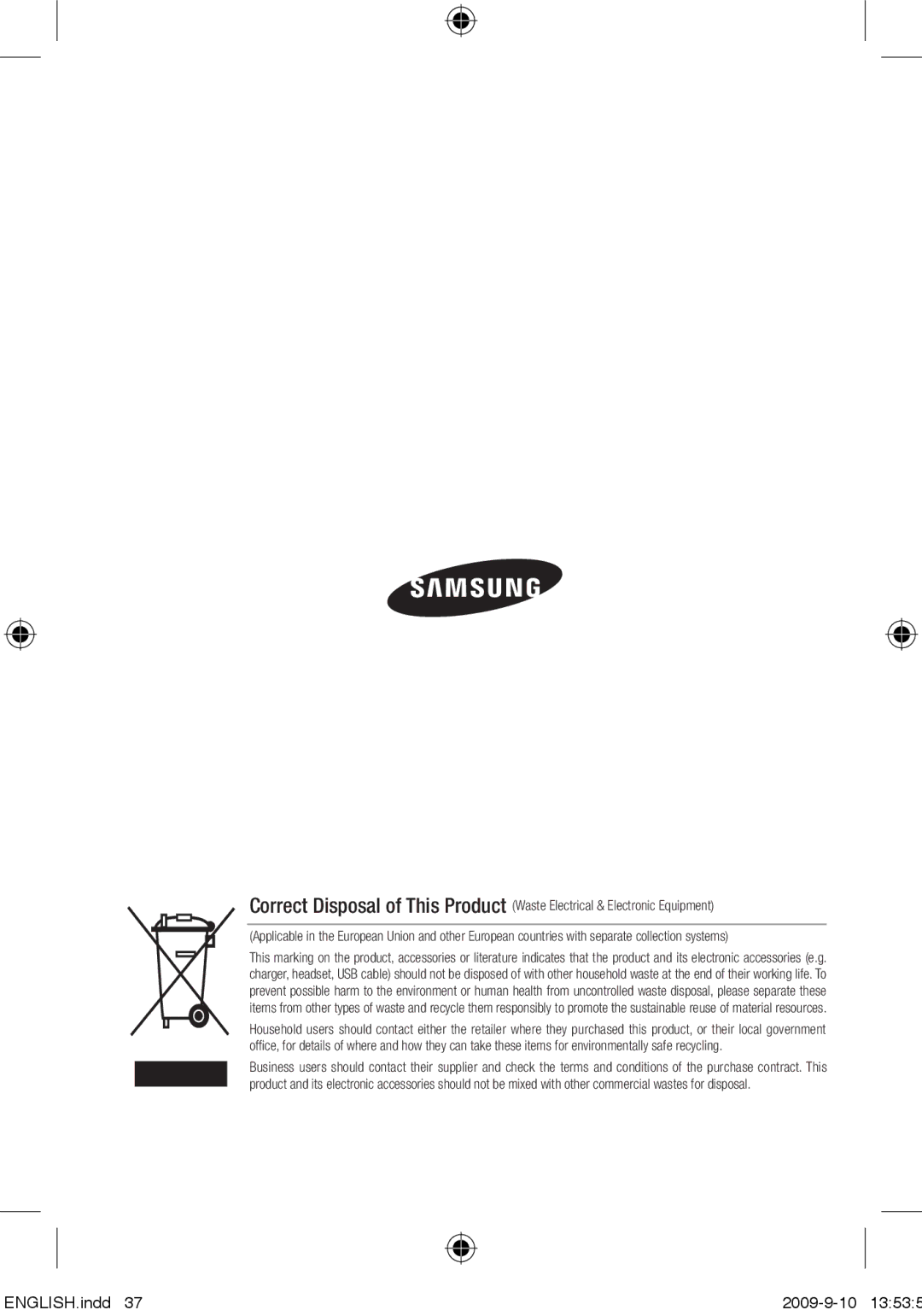 Samsung SCC-C4355P, SCC-C4353P, SCC-C4255P, SCC-C4253P user manual ENGLISH.indd 2009-9-10 