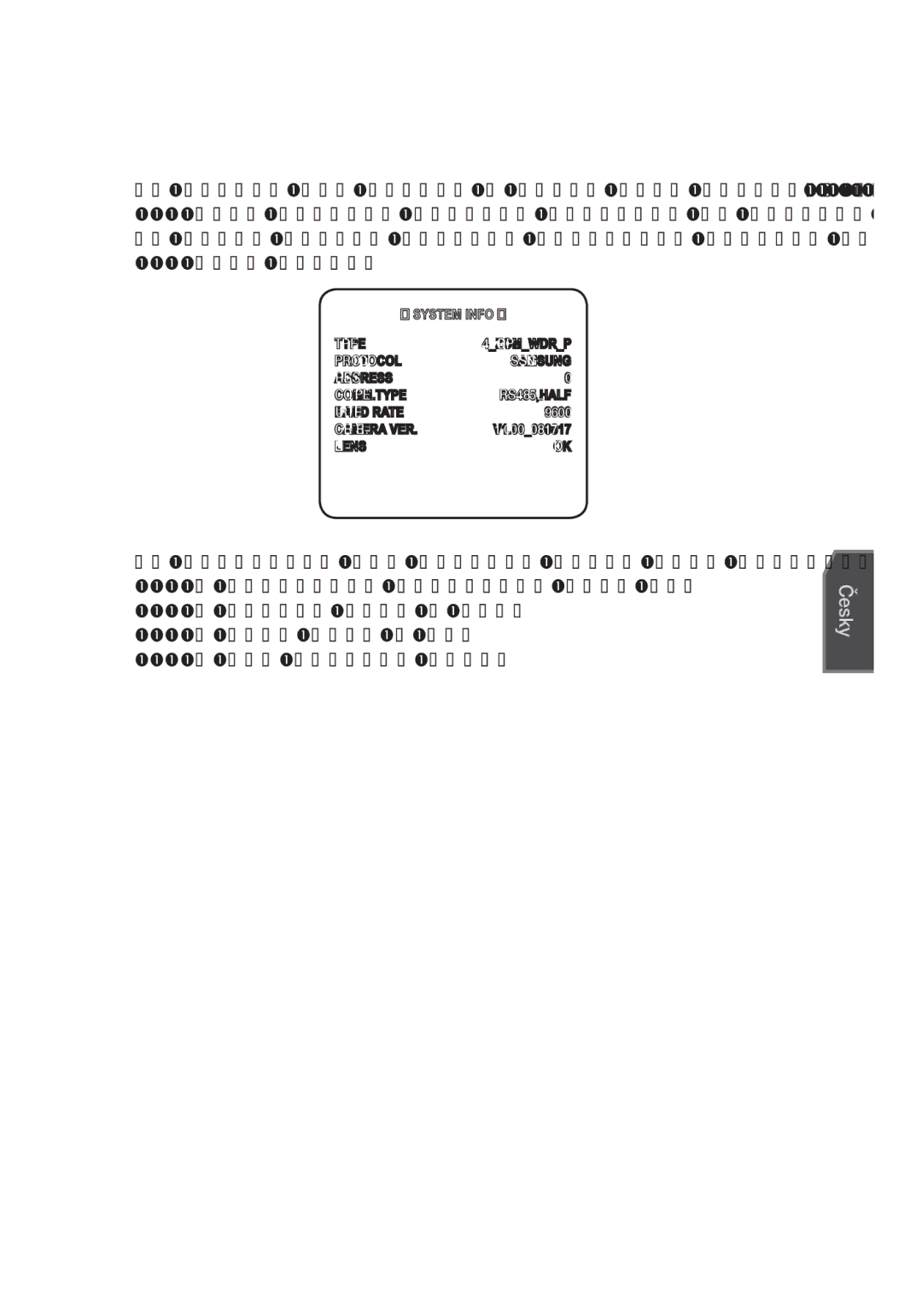 Samsung SCC-C4355P manual Type 