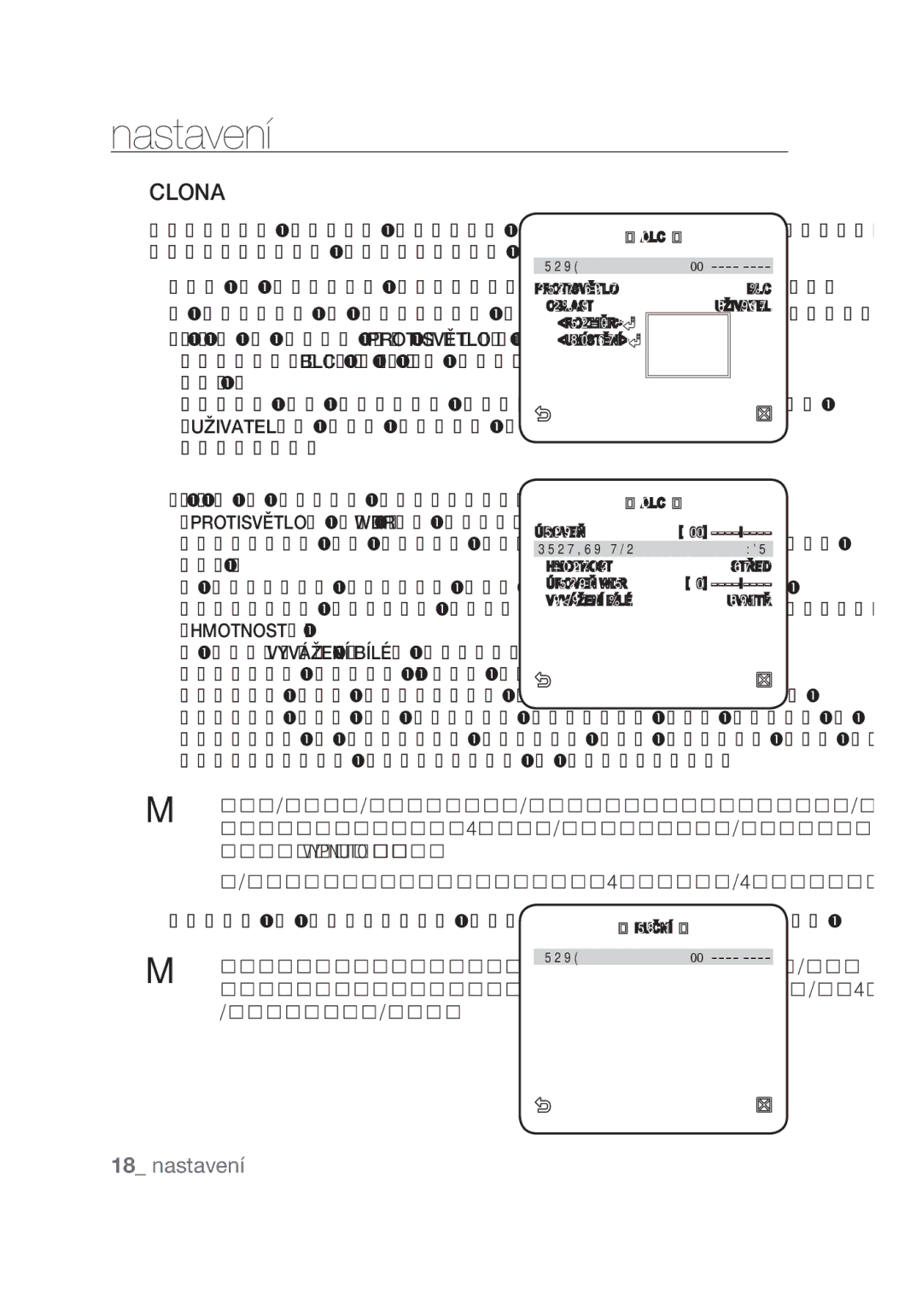 Samsung SCC-C4355P manual Clona, Hmotnost 