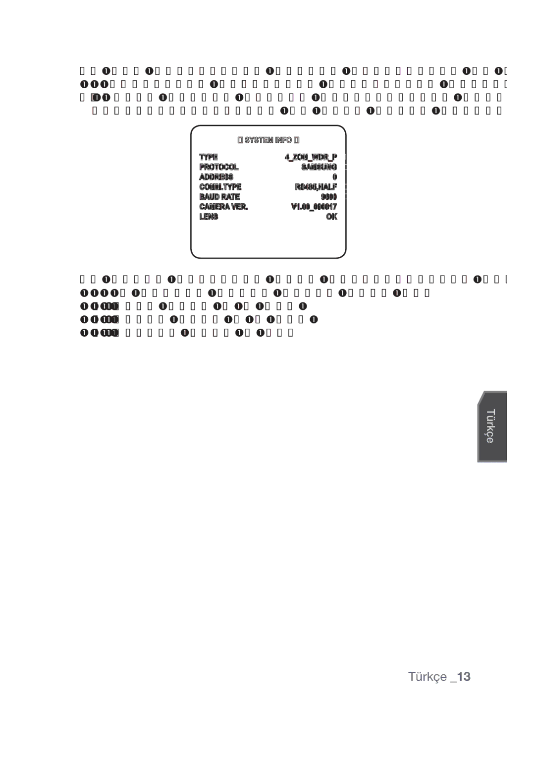 Samsung SCC-C4355P manual Type 