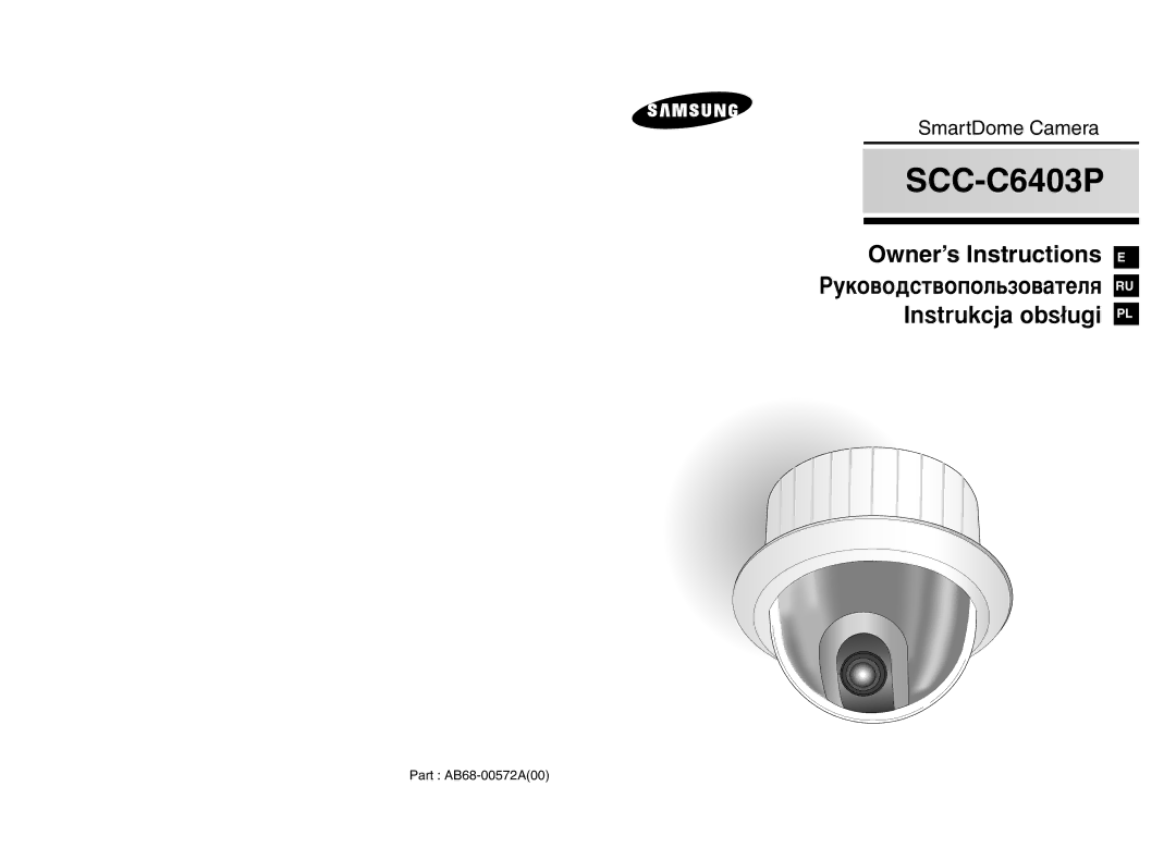 Samsung SCC-C6403P manual 