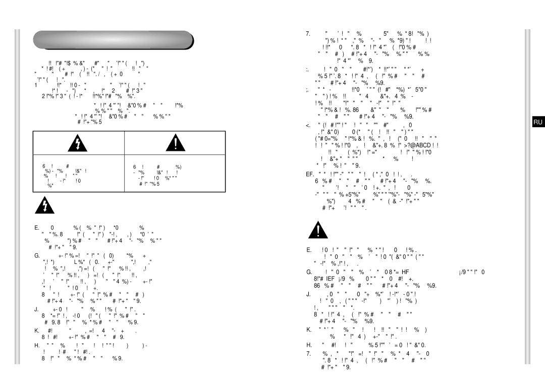 Samsung SCC-C6403P manual ‡‚ËÎ‡ ÚÂıÌËÍË ·ÂÁÓÔ‡ÒÌÓÒÚË, Â‰Ûôâê‰Âìëâ 