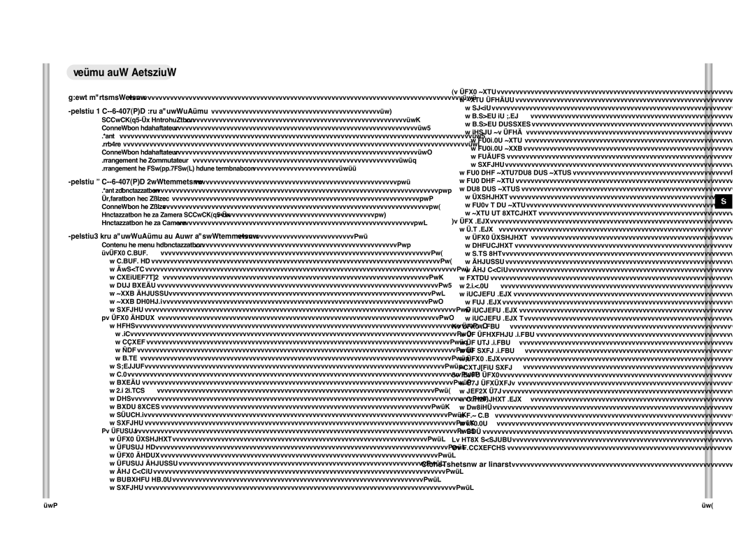 Samsung SCC-C6407P manual Table des matières 