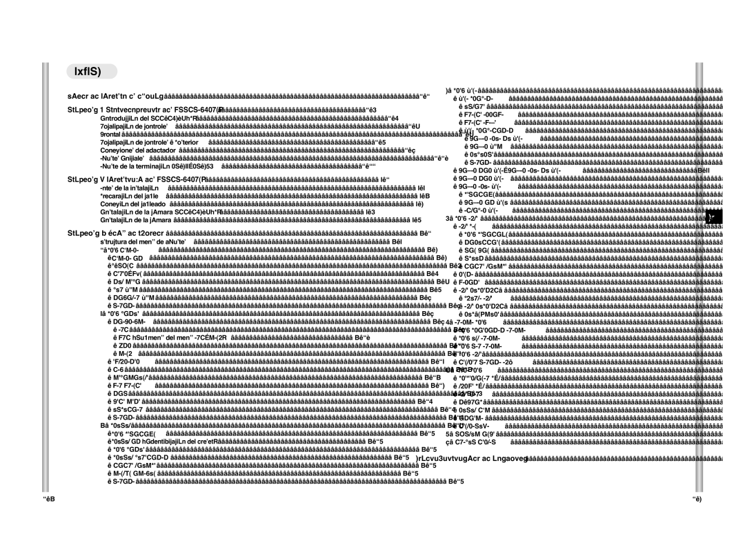 Samsung SCC-C6407P manual Indice 