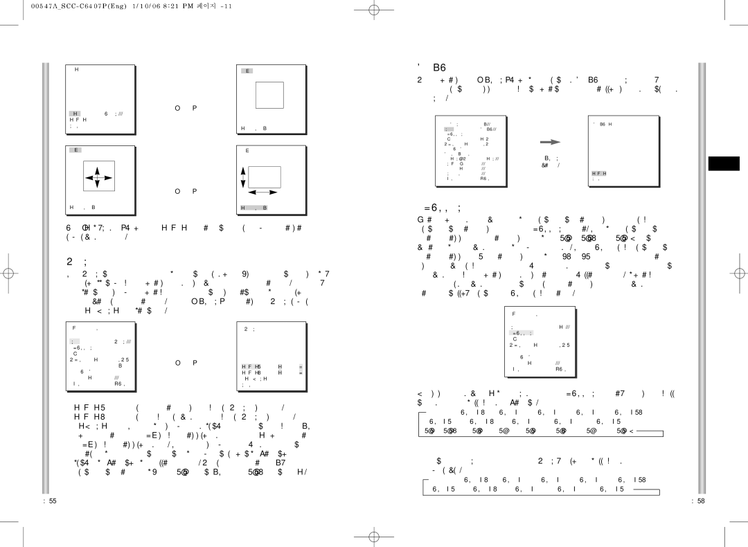 Samsung SCC-C6407(P) instruction manual Manu, Shutter, Wdr 