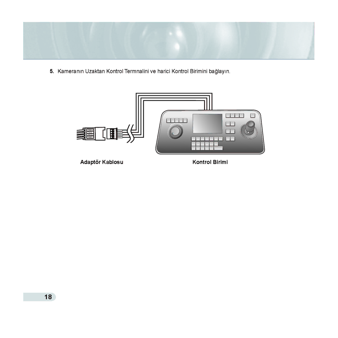 Samsung SCC-C6433P, SCC-C6435P manual Adaptör Kablosu 