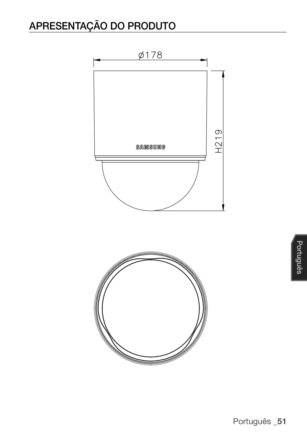 Samsung SCC-C6453P manual Apresentação do Produto 