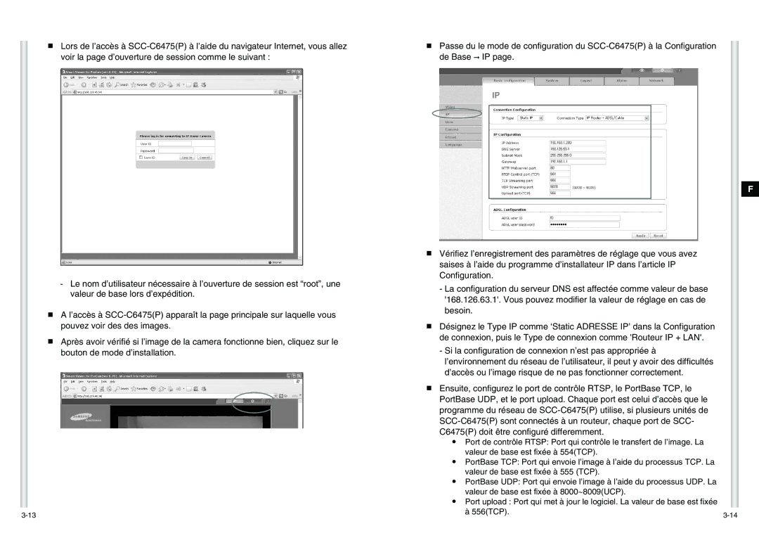 Samsung SCC-C6475P manual 