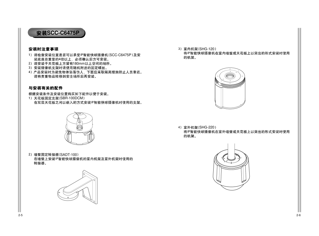 Samsung SCC-C6475P manual 