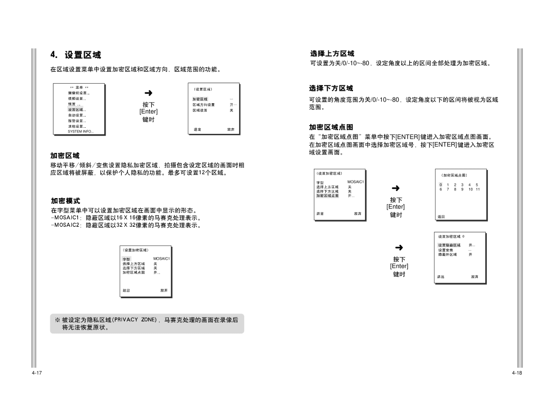 Samsung SCC-C6475P manual 10~-80 