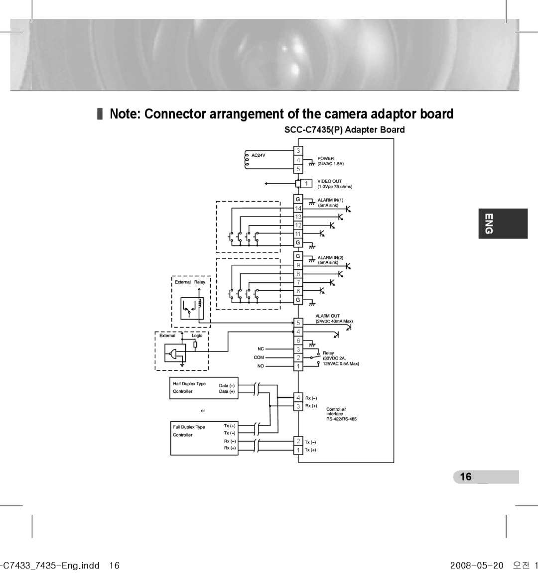 Samsung SCC-C7433(P), SCC-C7435(P) manual C74337435-Eng.indd16 