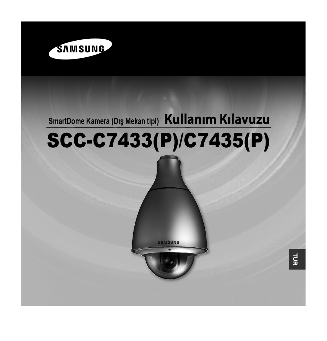 Samsung SCC-C7435P manual SmartDome Kamera Dış Mekan tipi Kullanım Kılavuzu 