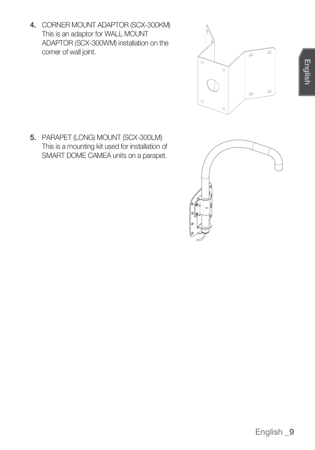 Samsung SCC-C7453P manual English 