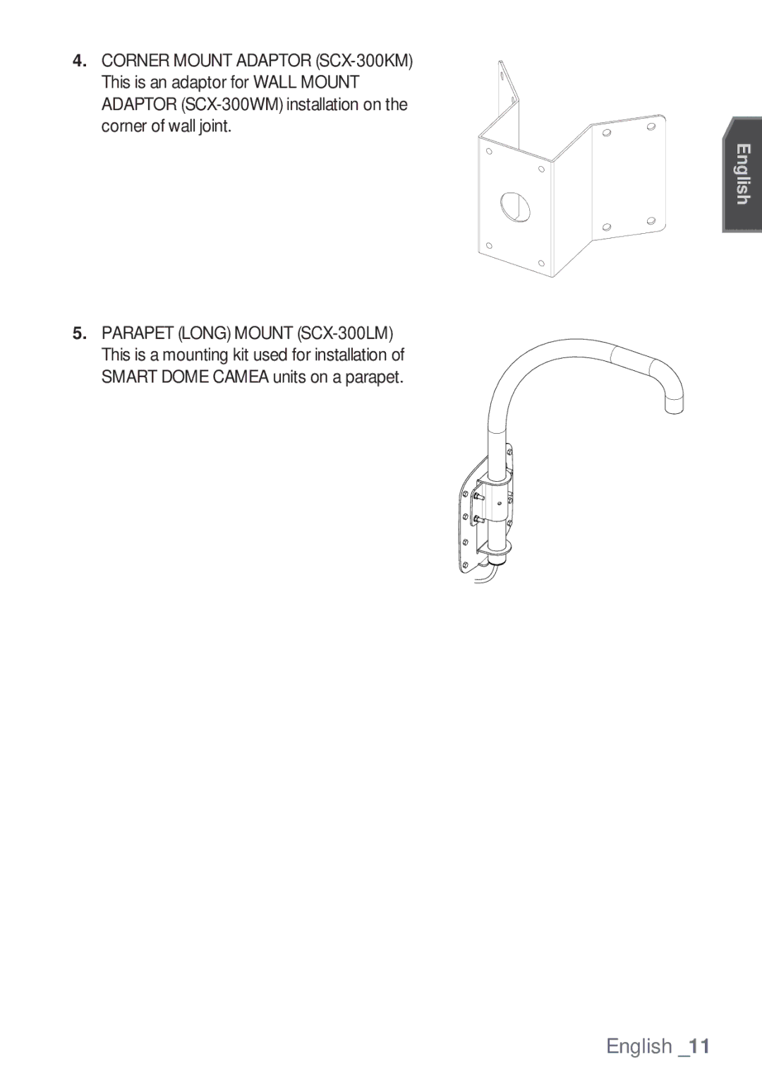 Samsung SCC-C7453P manual English 