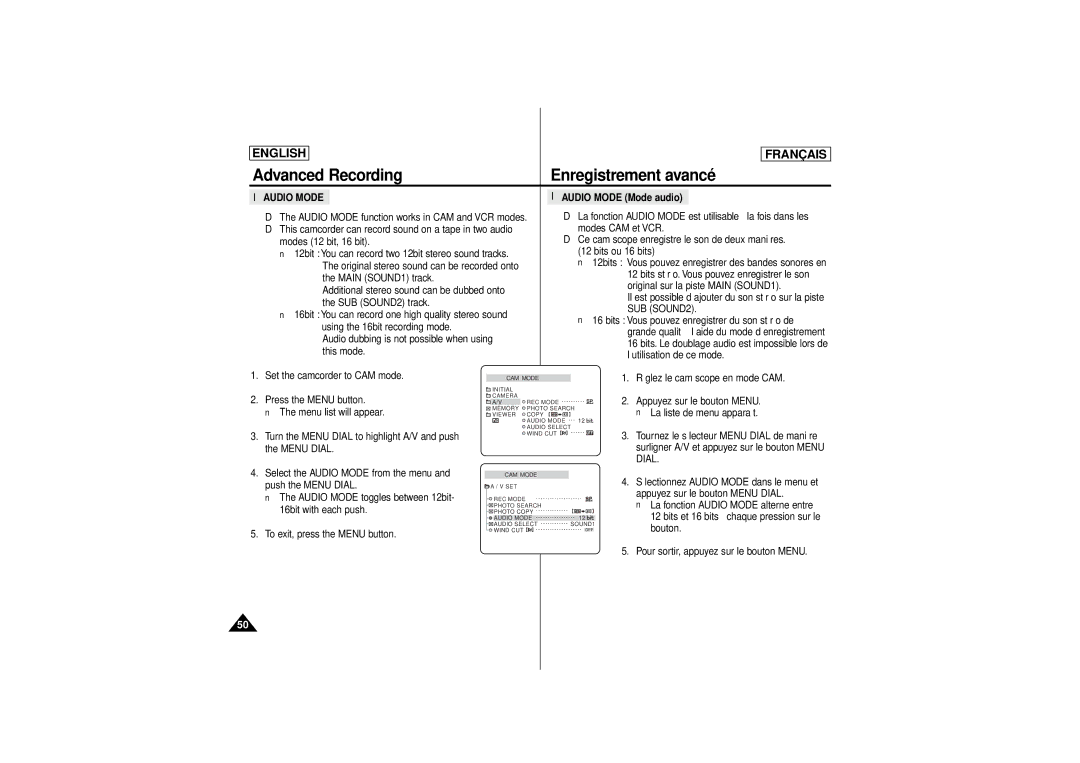 Samsung SCD 180, AD68-00541C manual SUB SOUND2 