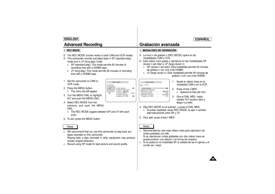 Samsung SCD180 manual Dial 