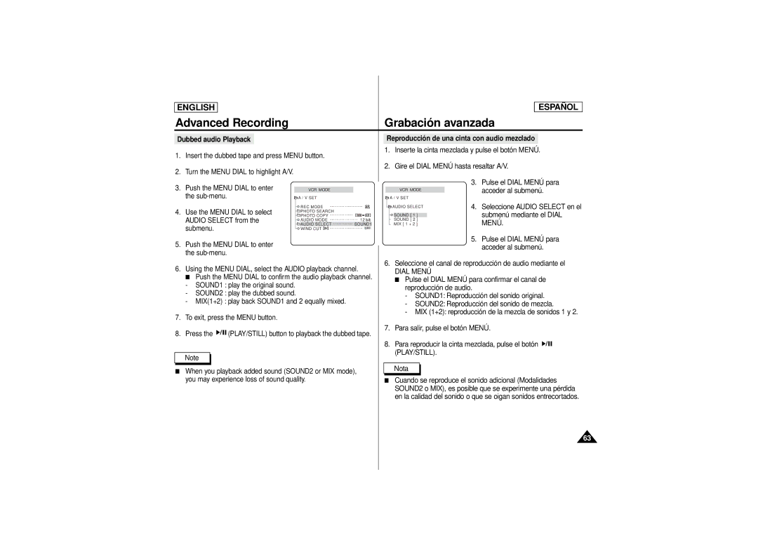 Samsung SCD180 manual Play/Still 