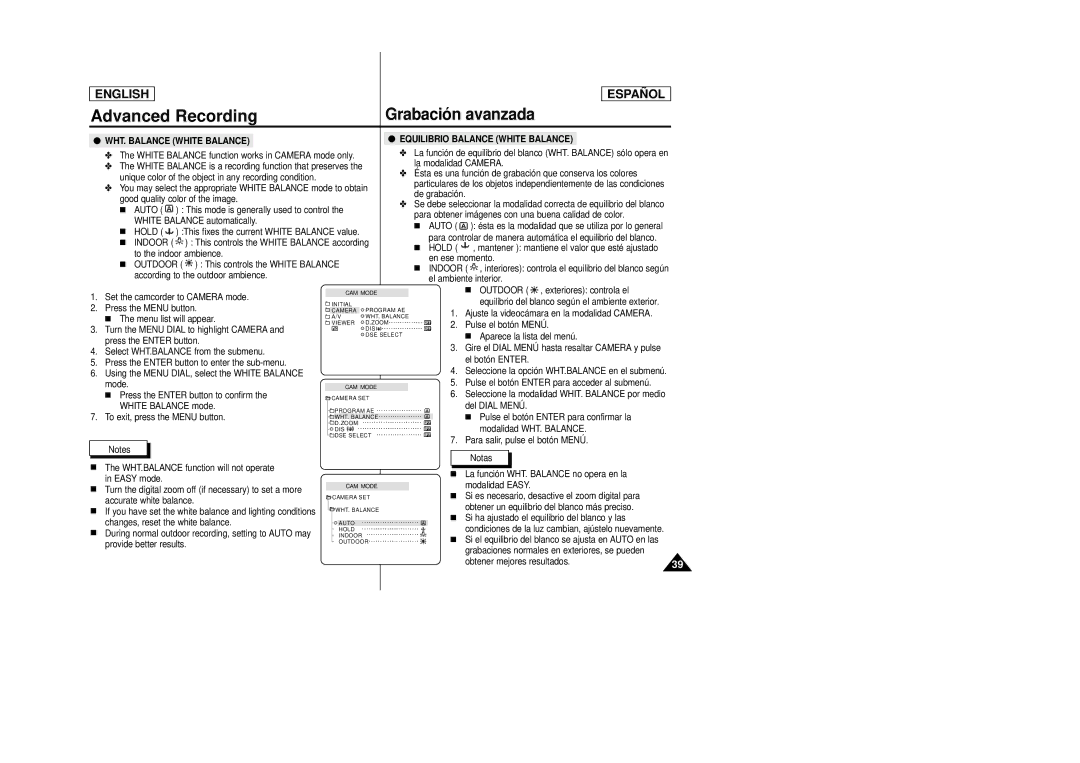 Samsung SCD22 manual Auto 