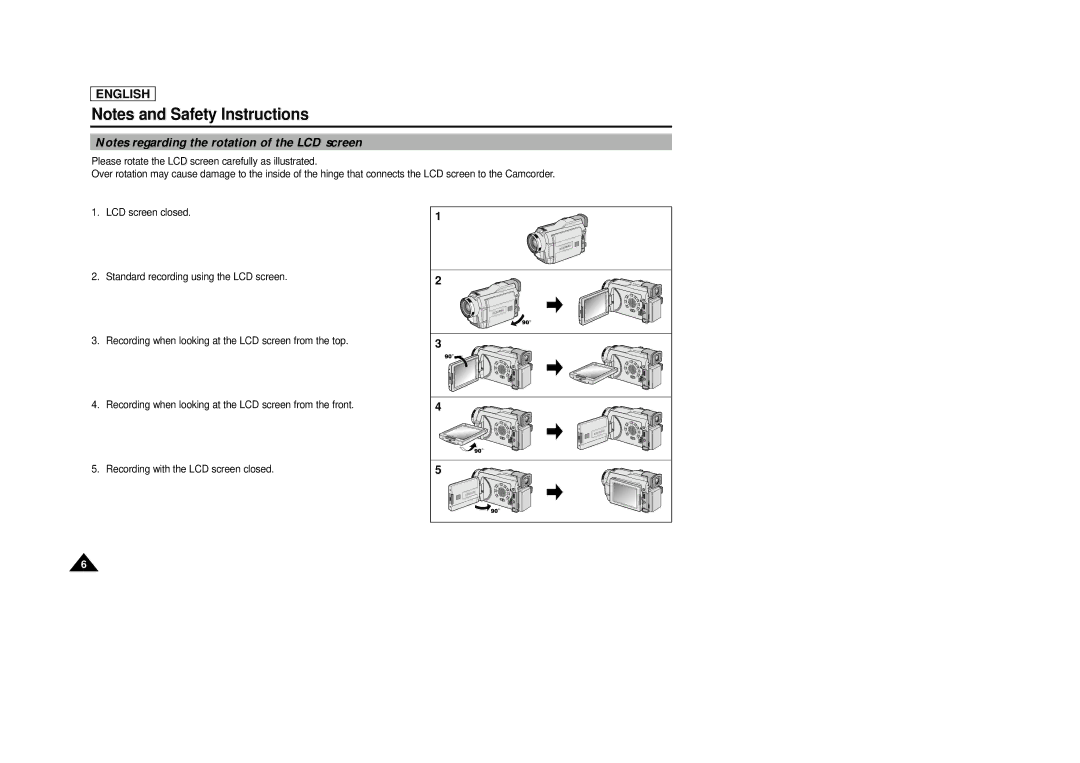 Samsung SCD29 manual English 