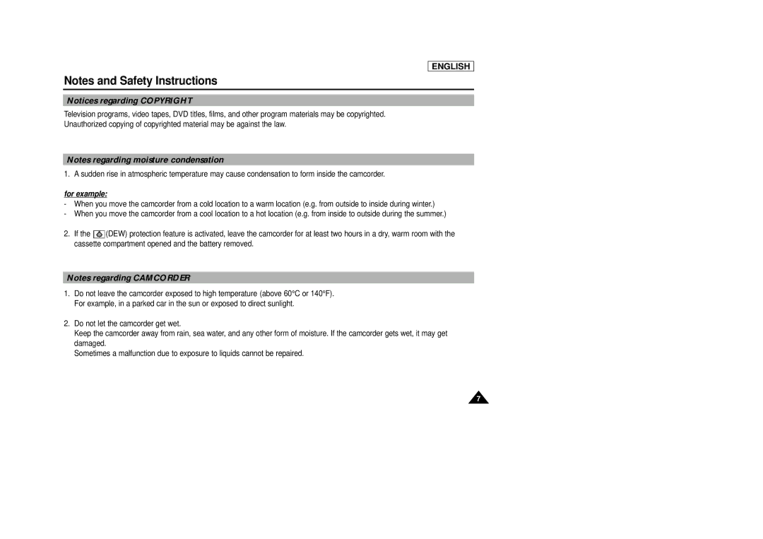 Samsung SCD29 manual For example 