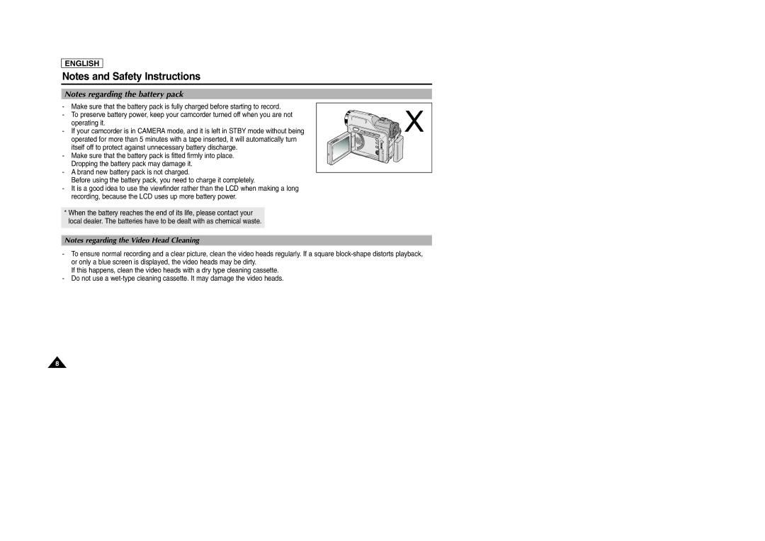 Samsung SCD303 manual English 