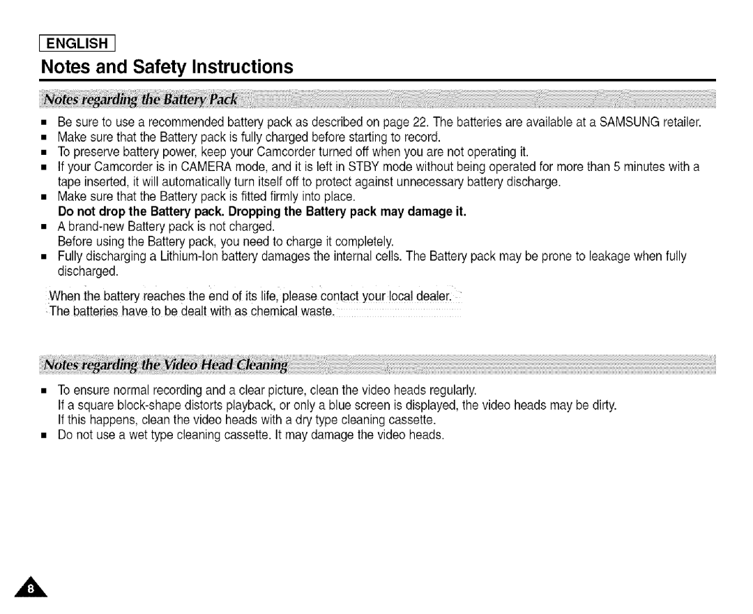 Samsung SCD455 manual English 