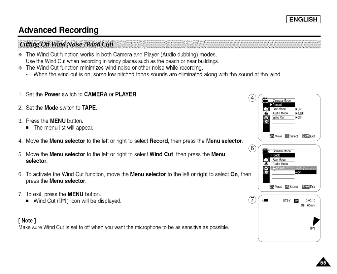 Samsung SCD455 manual Selector 