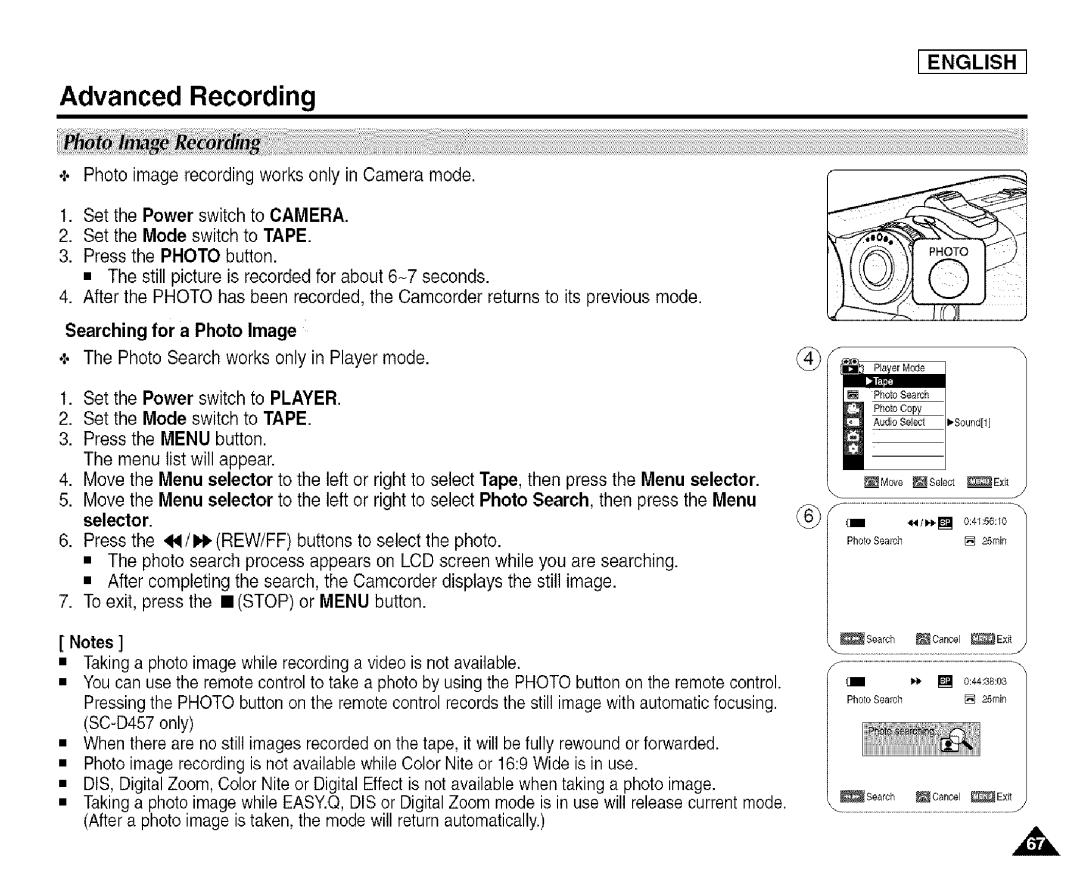 Samsung SCD455 manual 0443803 