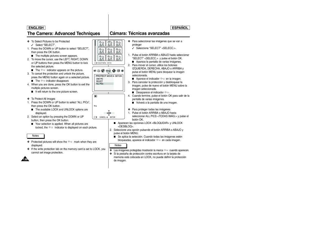 Samsung SCD6040, SCD6050 manual Desbloq 