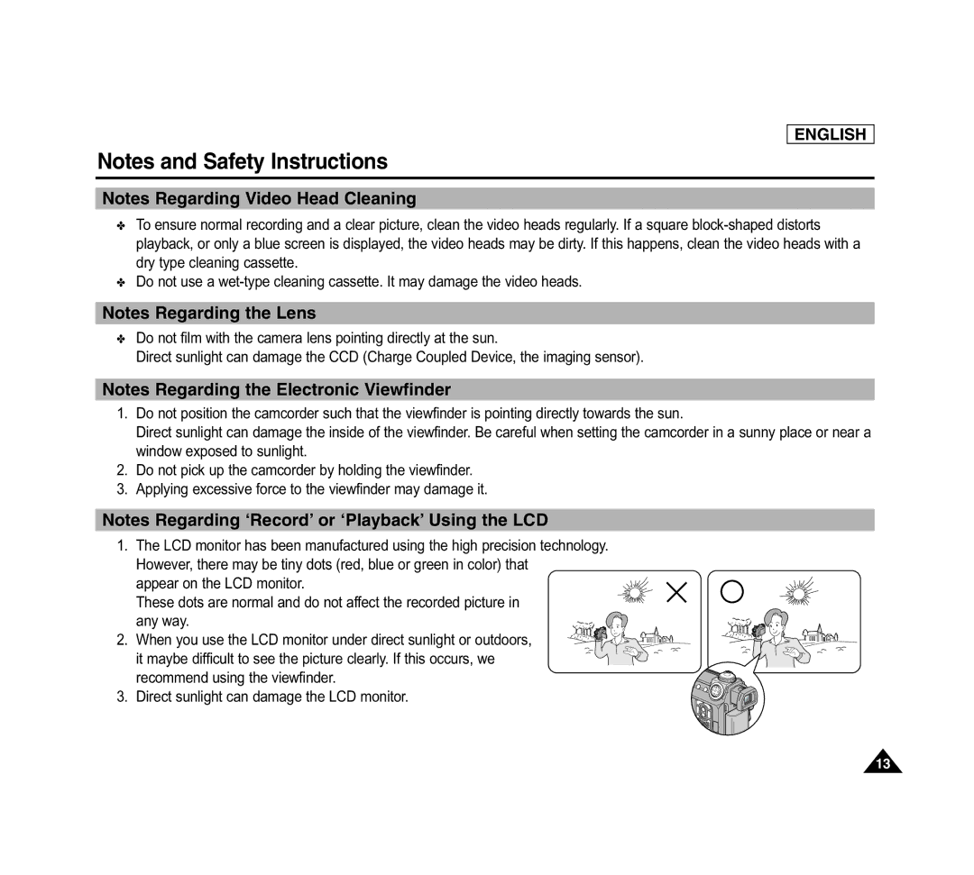 Samsung SCD6040 manual English 