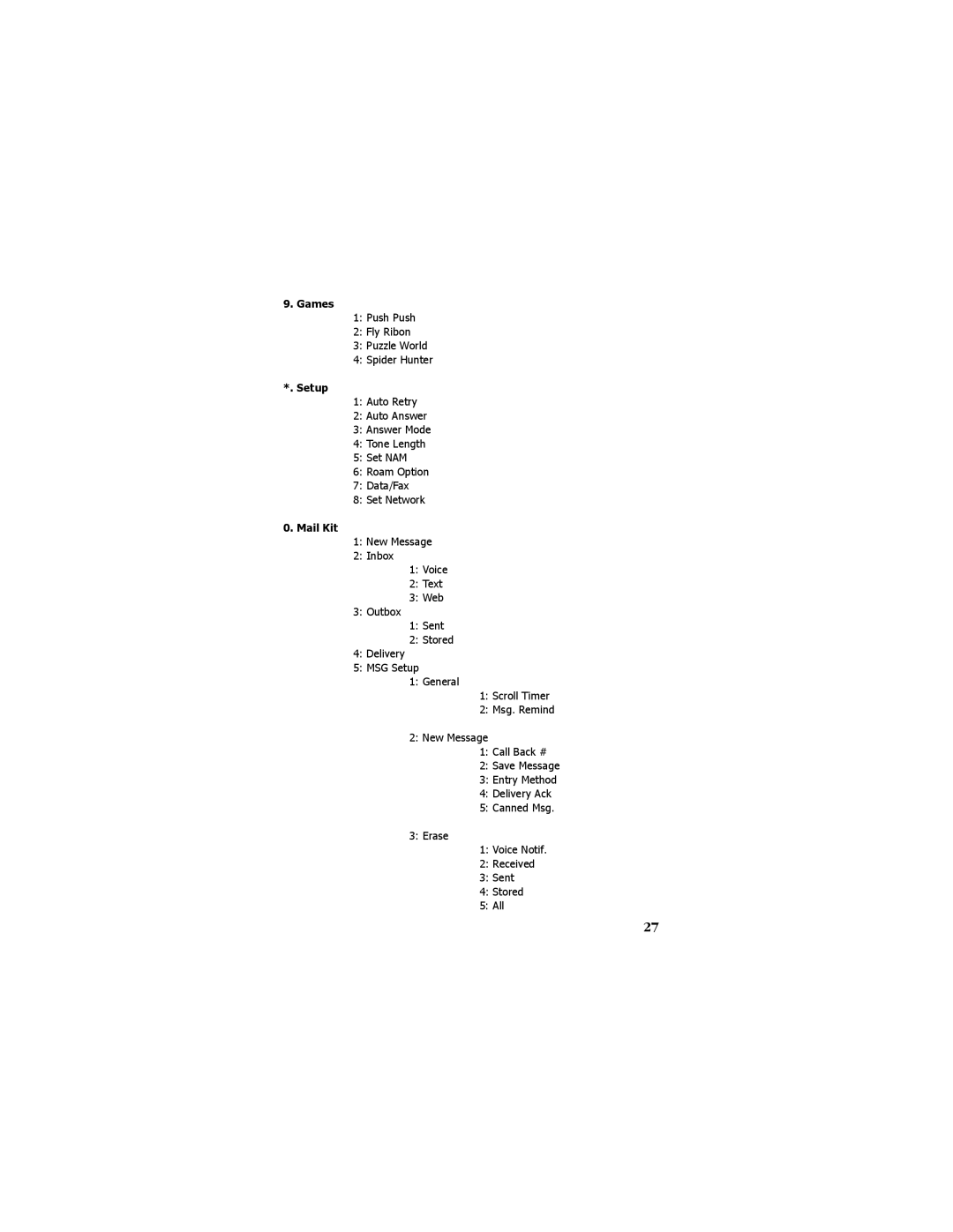 Samsung SCH - T300 manual Games 