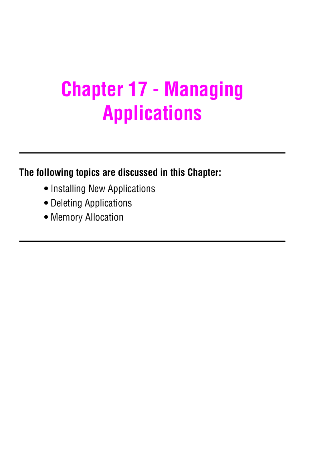 Samsung SCH-i700 Series manual Managing Applications 