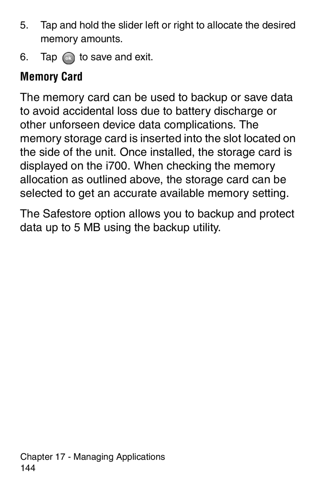 Samsung SCH-i700 Series manual Memory Card 