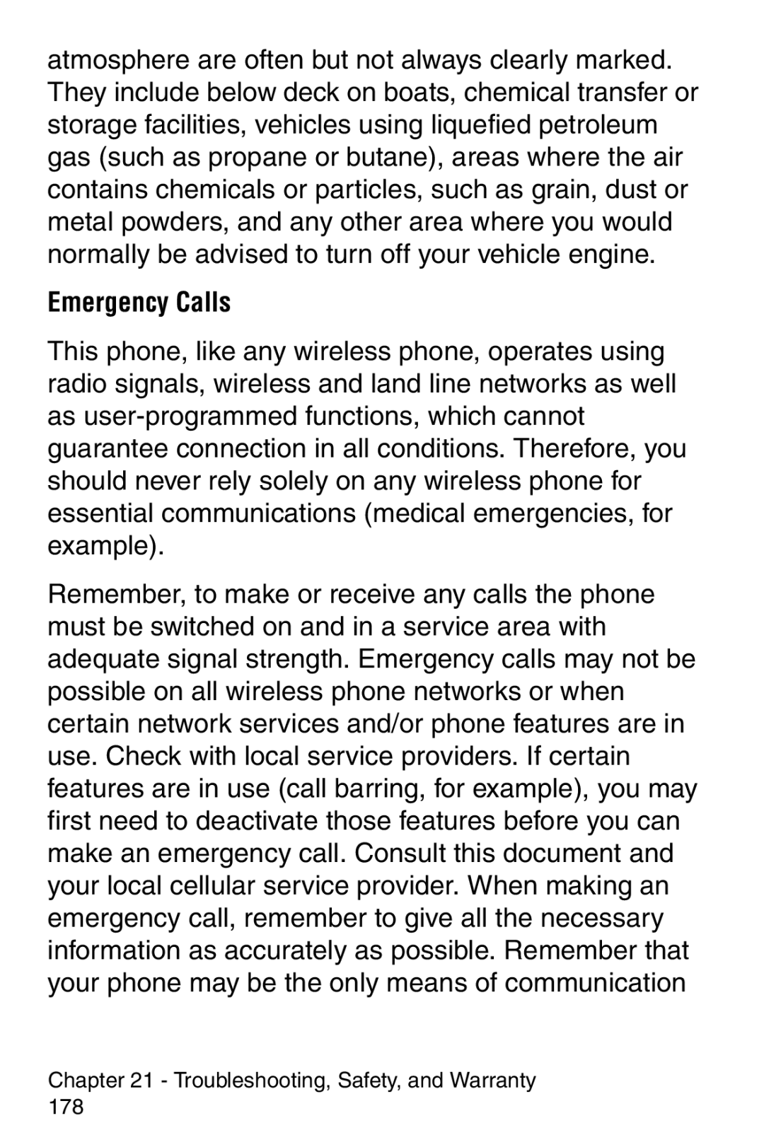 Samsung SCH-i700 Series manual Emergency Calls 