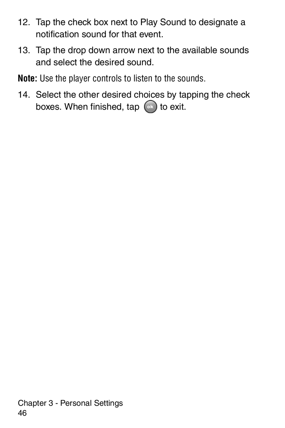 Samsung SCH-i700 Series manual Personal Settings 