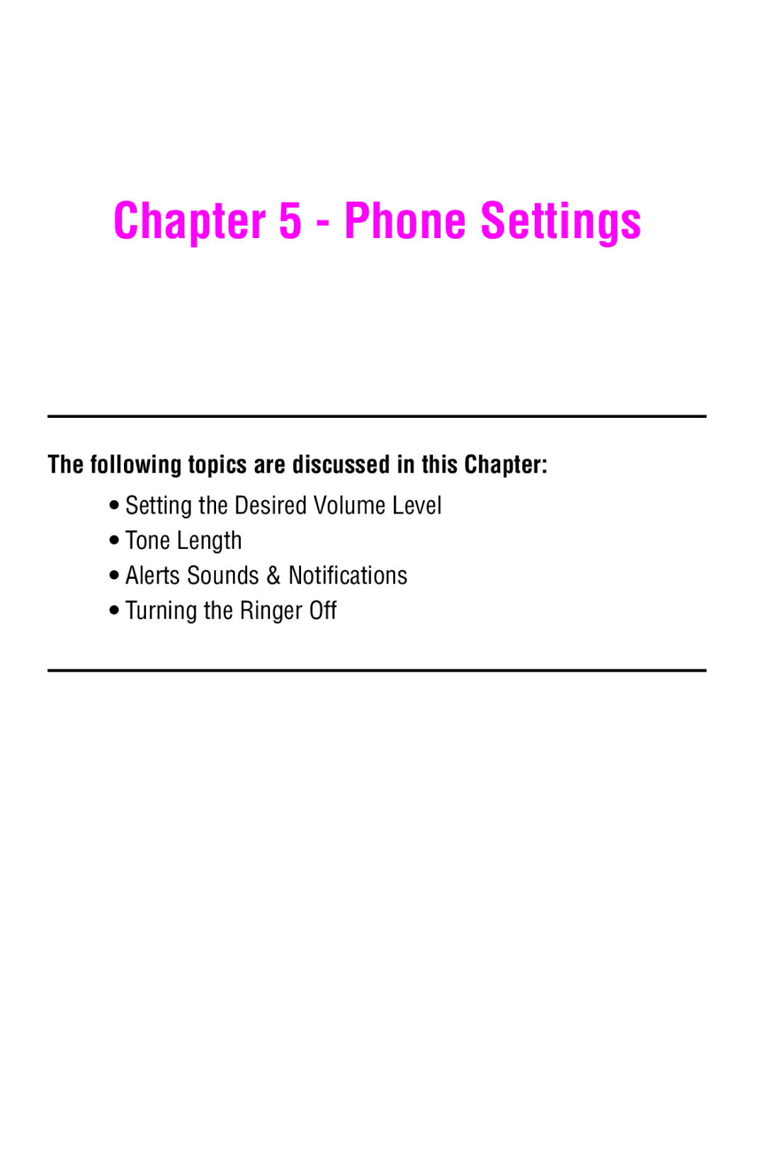 Samsung SCH-i700 Series manual Phone Settings 