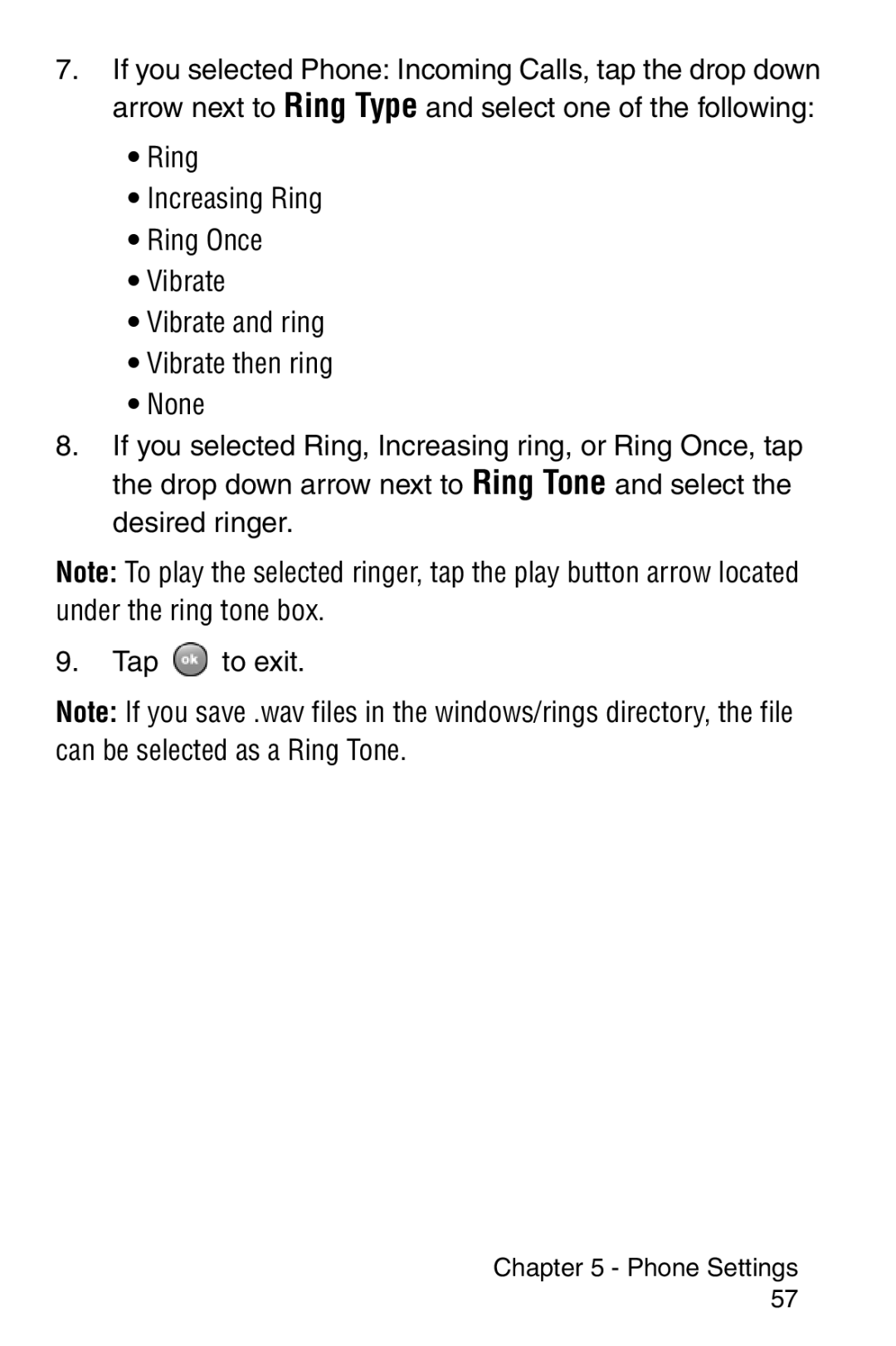 Samsung SCH-i700 Series manual Phone Settings 