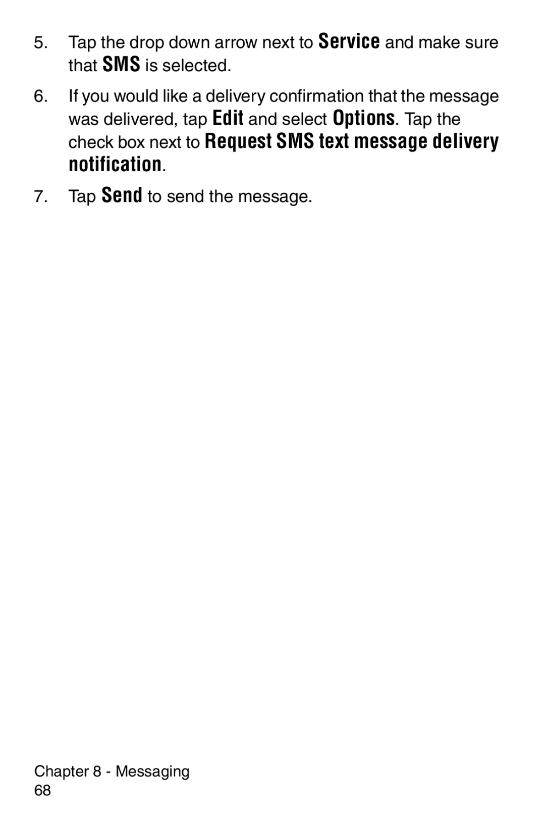 Samsung SCH-i700 Series manual Notification 