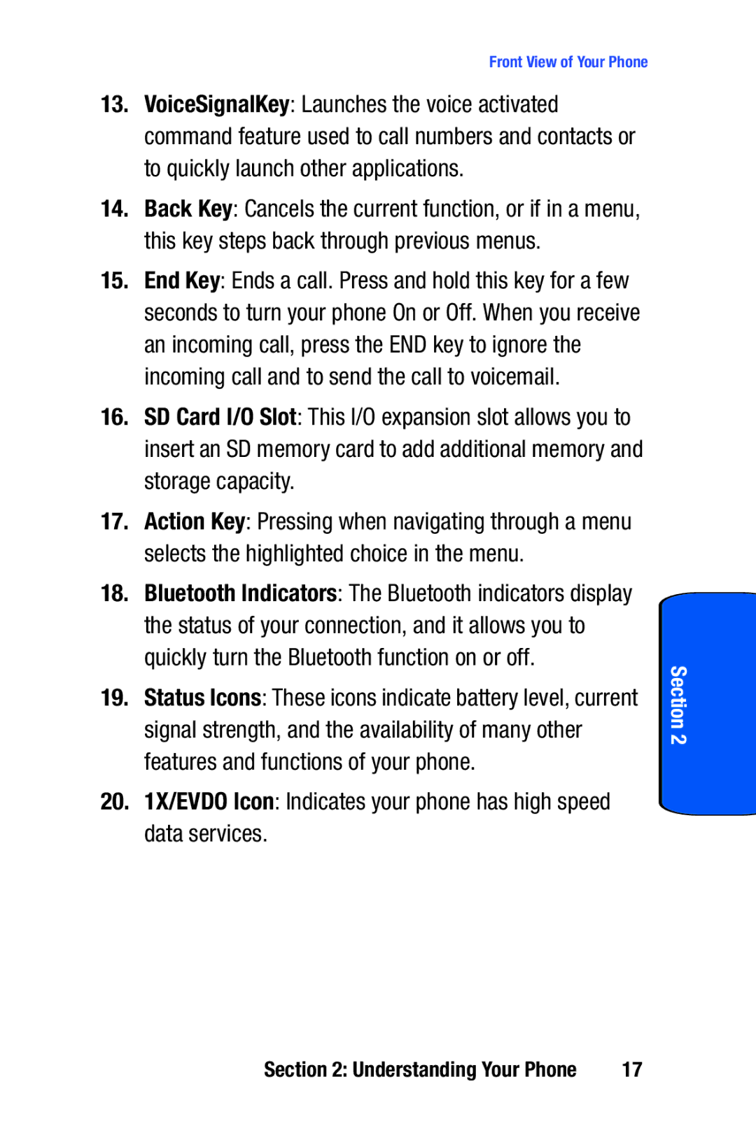 Samsung SCH-i730 manual Section 