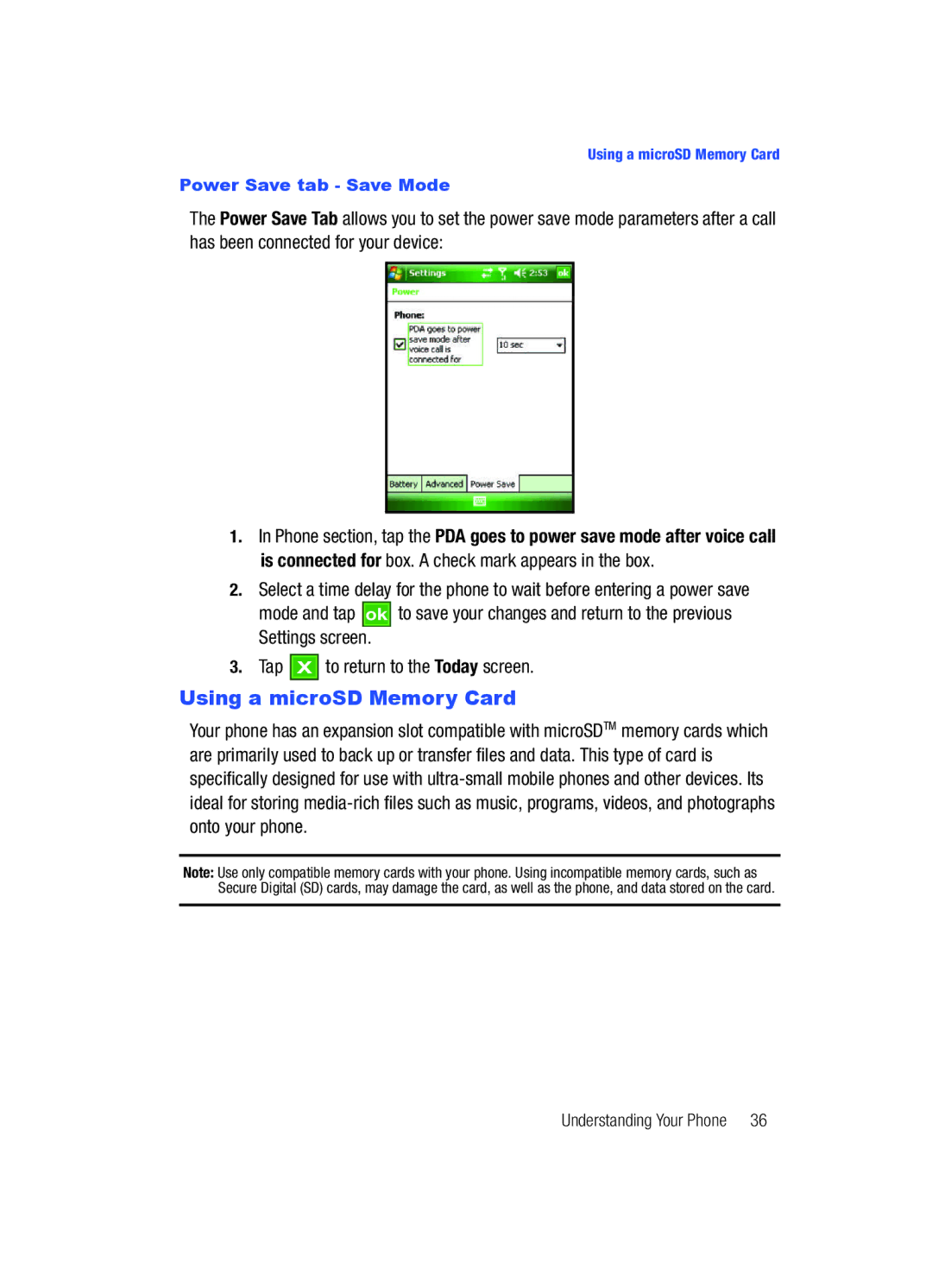 Samsung SCH-i760 user manual Using a microSD Memory Card 